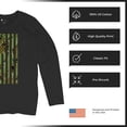 thumbnail image 6 of Camo American Flag Women's Long Sleeve T-shirt USA Military Proud Army Veteran RED Friday 4th of July Camouflage Patriot, 6 of 7