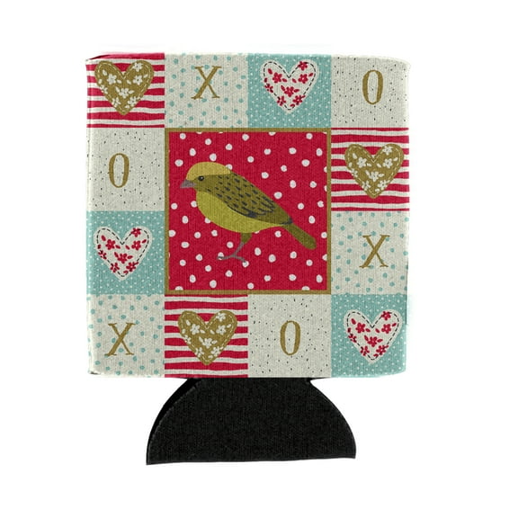 Carolines Treasures CK5504CC Lizard Canary Love Can or Bottle Hugger Can Hugger multicolor