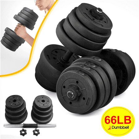 Yaheetech 66 lbs Dumbbell Set for Biceps Exercise Fitness Weight Training Body