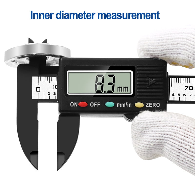 Digital Vernier Caliper LCD Electronic  Altimeter Micrometer Measuring  Tool  Plastic Ruler 0-150mm 0-100mm 6-inch