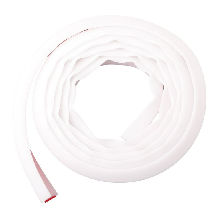 1M Self-Adhesive Shower Tray Sealing Strip – Splash Guard Water Stopper For Bathroom, Kitchen, Toilet – Peel & Stick, White