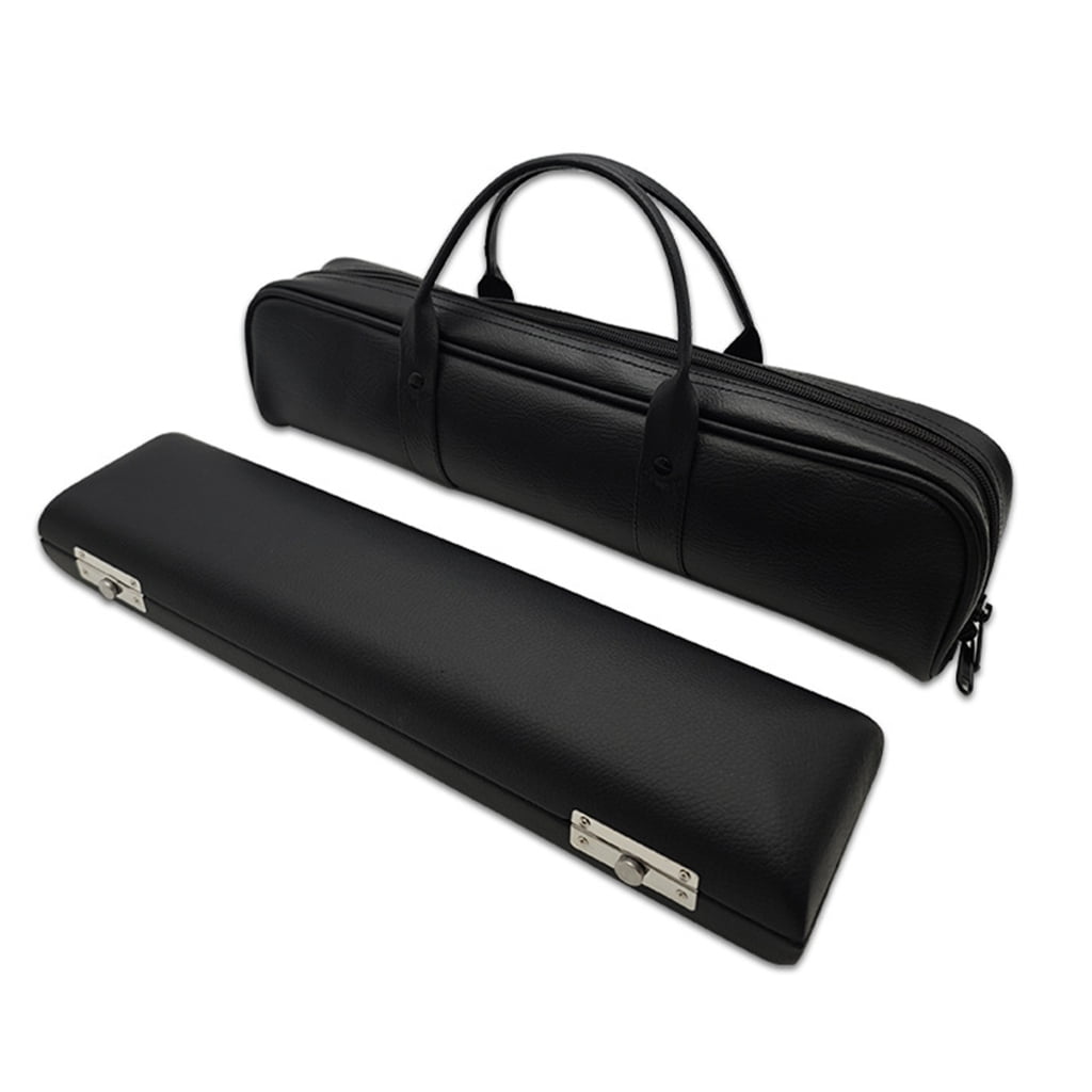 Yokua 17 Holes Flute Bag Dustproof Flute Carrying Case Padded PU Leather Flute Case