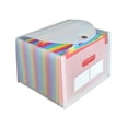 thumbnail image 4 of Uonlytech Transparent Expanding File Folder, White Plastic, Buckle Design, Document Organizer, 4 of 8
