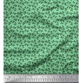 thumbnail image 1 of Soimoi Polyester Crepe Fabric Artistic Leaves Print Fabric by The Yard 52 Inch Wide, 1 of 5