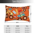thumbnail image 4 of Kll Monster Truck Pillow Covers Envelope Closure,Super Soft And Cozy Fuzzy Fleece Pillow Case Cover 14"X20", 4 of 9