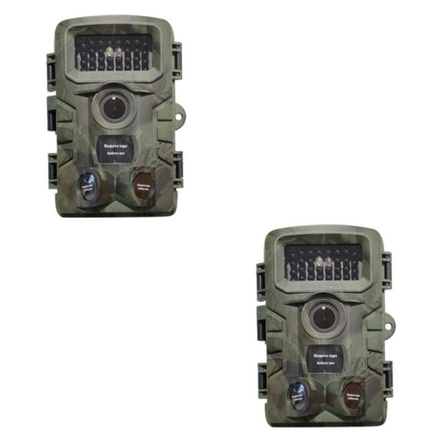 ZLight 【2021 Upgraded】 20MP 1080P HD Game Scouting Cam with Infrared Waterproof Activated 13.7x9.7x7.6cm 2Set