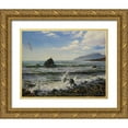 thumbnail image 1 of Cernov, Ivan 24x20 Gold Ornate Wood Framed with Double Matting Museum Art Print Titled - Criema Coast, 1 of 4