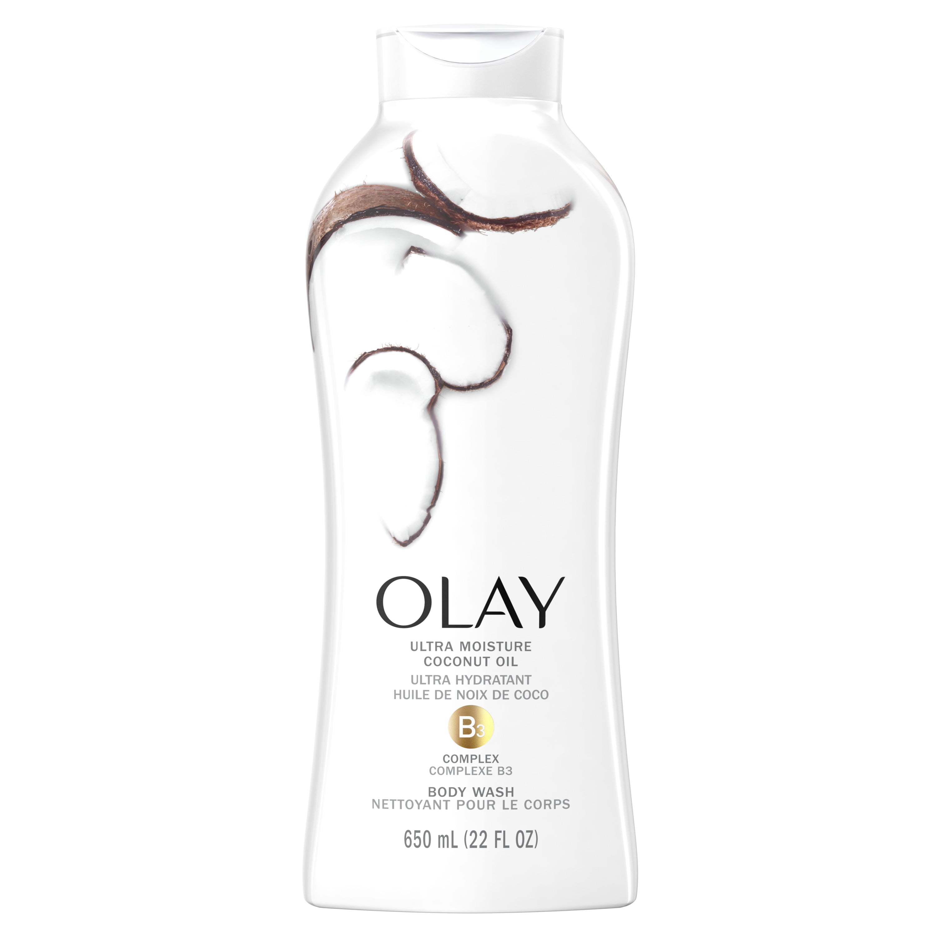 Olay Ultra Moisture Body Wash with Coconut Oil, 22 fl oz