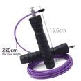 thumbnail image 2 of Speed Jump Rope, Adjustable Jump Ropes Ball Bearings, for adult Fitness, Exercise, Boxing, MMA, 2 of 5