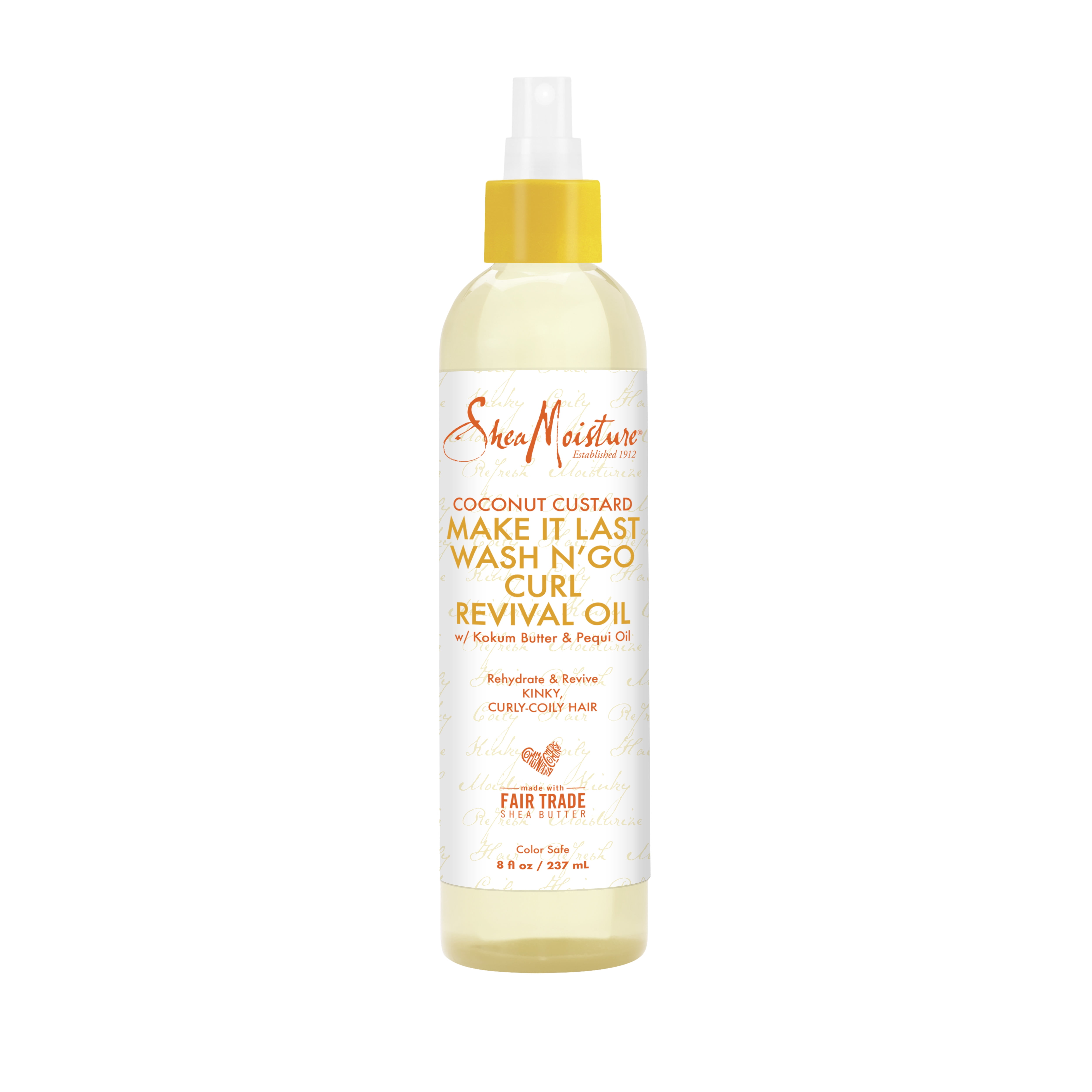 SheaMoisture with Coconut Oil Coconut Custard Curl Revival Oil 8 oz