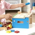 thumbnail image 5 of Melissa & Doug Hammer and Saw Tool Bench - Wooden Building Set (32 pcs), 5 of 9