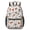 Basketball and Hotdog, variant on Basketball and Sneaker Beige Pattern 17" School Backpacks for Teens,Waterproof Oxford Fabric,S-Shape Padded Straps for School,Travel,Hiking,Camping
