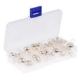 thumbnail image 1 of veasfak 79Pcs/Box Round Resin Pearl Buttons Sewing Scrapbooking Embellishment for Crafts, 1 of 9