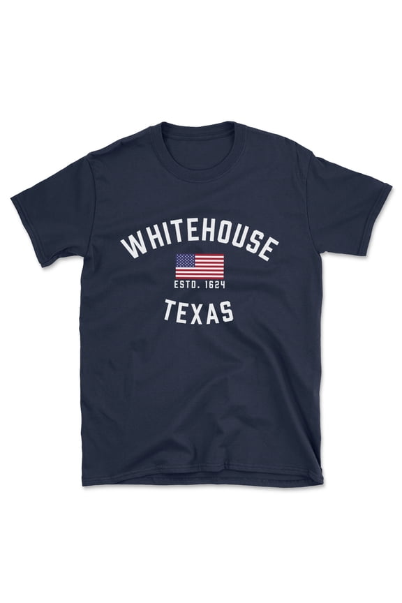 Whitehouse Texas Patriot Men's Cotton T-Shirt
