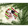 thumbnail image 2 of Carolines Treasures RDR3002CO1 Cooper Candy Stripe Boxer Christmas Ceramic Ornament, 2 of 2