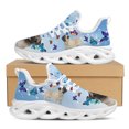 thumbnail image 1 of Zapatillas deportivas con estampado de corazón de bulldog francés, de malla transpirable, para exteriores, suaves y planas, informales., 1 of 6