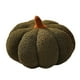 thumbnail image 2 of Almohadas decorativas en forma de calabazas, lindo juguete de peluche de 20 cm de terciopelo verde oscuro, 2 of 8
