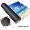 thumbnail image 2 of Sun Beach Mouse Pad, Blue Glitter Large Mouse Pads, Anti-Slip Rubber Base XXL Mouse Pad for Full Desk, 2 of 5
