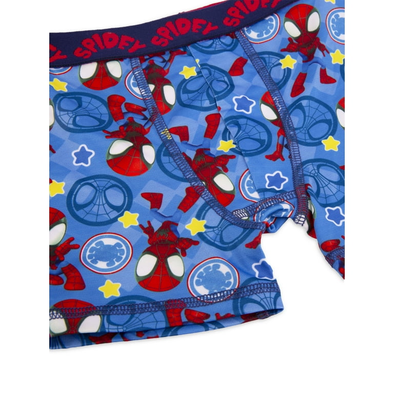 Spiderman Toddler Boys Boxer Briefs, 3 Pack, Sizes 2T-4T 