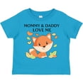 thumbnail image 3 of Inktastic Mommy and Daddy Love Me- Little Fox Boys or Girls Toddler T-Shirt, 3 of 5