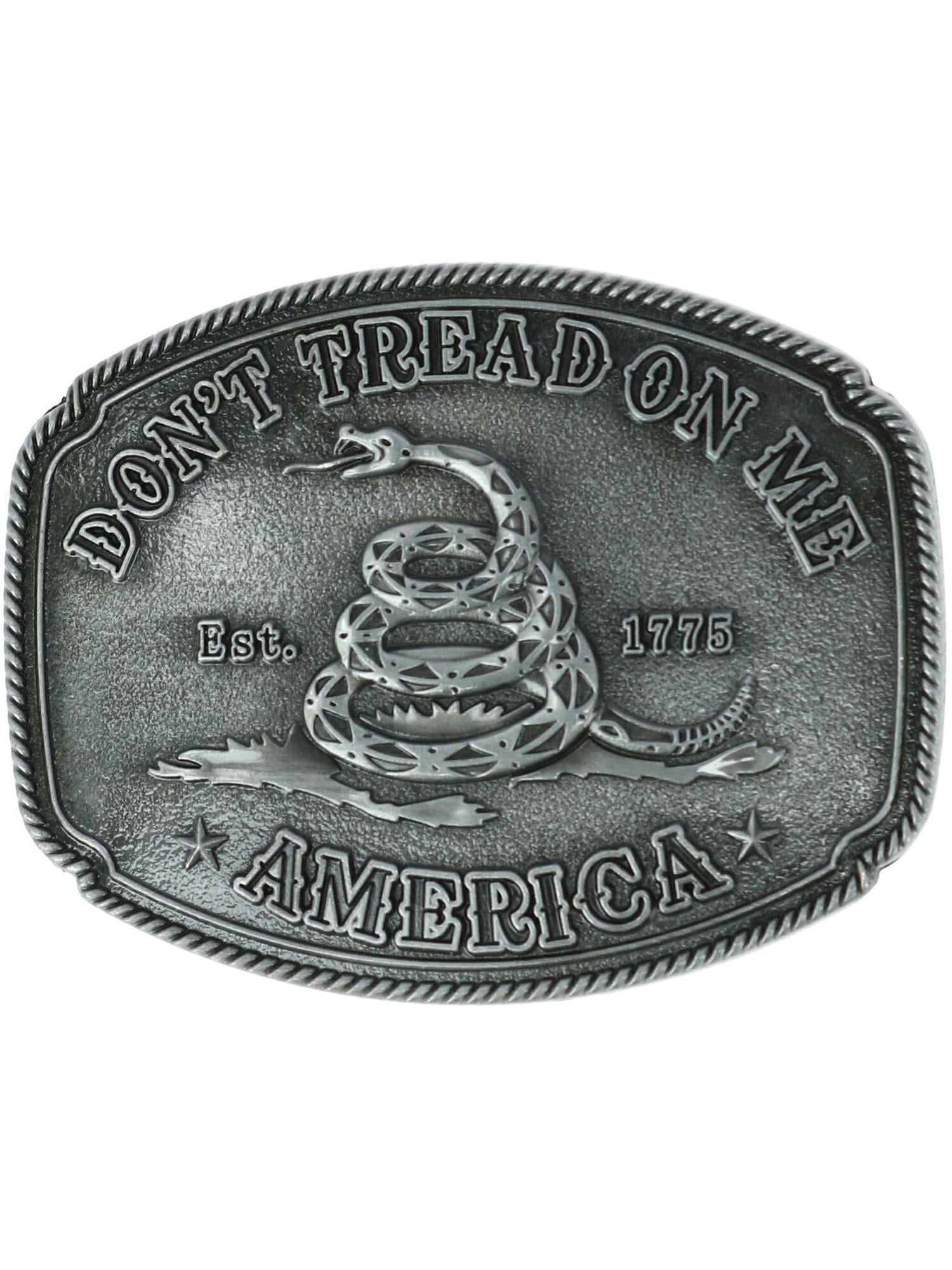 16x16 Multicolor 1976 Don’T Tread ON ME Throw Pillow Medals of America EST