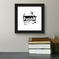 thumbnail image 5 of Gallery Pops DC Comics Harley Quinn - Puddin' Text Wall Art, Black Framed Version, 12" x 12", 5 of 5