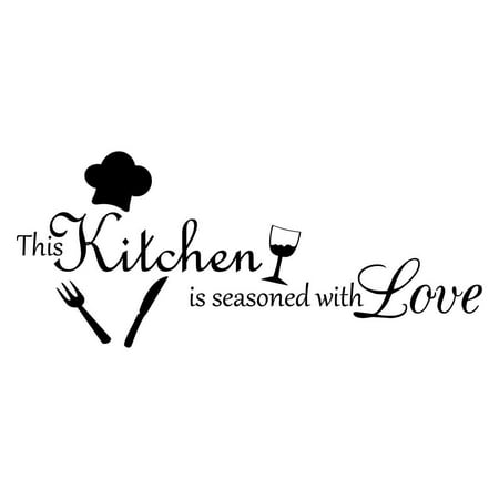 This Kitchen Is Seasoned With Love Vinyl Wall Decal Quotes Kitchen