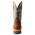 thumbnail image 2 of Twisted X Boots Mens Distressed Saddled 12 Peacock Top Square Toe Cowboy Boot 13 D Distressed Saddle & Peacock, 2 of 5