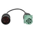 thumbnail image 2 of Cable de Diagnóstico ANGGREK 9P J1939 a 6P J1708 Flexibilidad Superior Alta Sensibilidad Universal para Camiones, 2 of 8