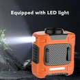 thumbnail image 4 of Personal Fan, Waist Clip Fan 3 Speeds 10000mAh Rechargeable Battery Power Bank Function with Light for Work, 4 of 7
