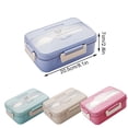thumbnail image 3 of Bento Box Adult All-In-One Umami on Sale Bento Lunch Box Box Lunch Box with 3 Compartment for Kids and Adults Leakproof Lunch Containers Lunch Box Made By Wheat Fiber Material with Spoon & Fork, 3 of 9