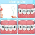 thumbnail image 2 of ACDANC 35Pcs Floss,Orthodontic-Friendly Dental Flossers with Nylon Thread,Water Flossers for Teeth, 2 of 7