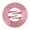 pink, variant on Matte Round Hair Jaw Clip Large ABS Strong Hold Hair Clamp for Women, Curved Teeth Bun Maker