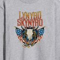 thumbnail image 3 of Lynyrd Skynyrd - Americana Steer Skull - Men's Long Sleeve T-Shirt, 3 of 5