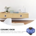 thumbnail image 3 of Jiandong Door Handle Handle Knob Drawer Pull Antique Cupboard Vintage Cabinet Ceramic Dresser Wardrobe Knobs(1.65X1.65X1.57Inch), 3 of 10