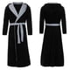 thumbnail image 4 of Men's bathrobe, 1 piece, Polyester fiber material for winter warmth, 4 of 5