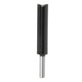 thumbnail image 3 of LLC 8mm Shank Straight Router Cemented Carbide Lengthen Slotting Straight Cut Router Bite for Woodworking Black, 3 of 9