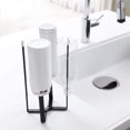 thumbnail image 3 of Kitchen Supplies，Kitchen Tools Home Tower Kitchen Multifunction Stand Plastic Bag Holder Cup Bottle Drain Rack (Black), 3 of 8