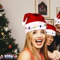 thumbnail image 5 of PMU Christmas Celebration Costume Party Accessories Santa Hat Plush Trim Red/White with Christmas Bulb - Props & Party Supplies for Plays, Festivals, Photo Shoots (1/Pkg) Pkg/1, 5 of 6