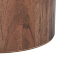 thumbnail image 5 of SAFAVIEH Devin Amish Round Pedestal Accent Table, Dark Oak (20 in. W x 20 in. D x 21 in. H), 5 of 7