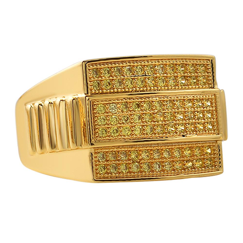 Lemonade Ribbed CZ Bling Bling Ring (8) - Walmart.com