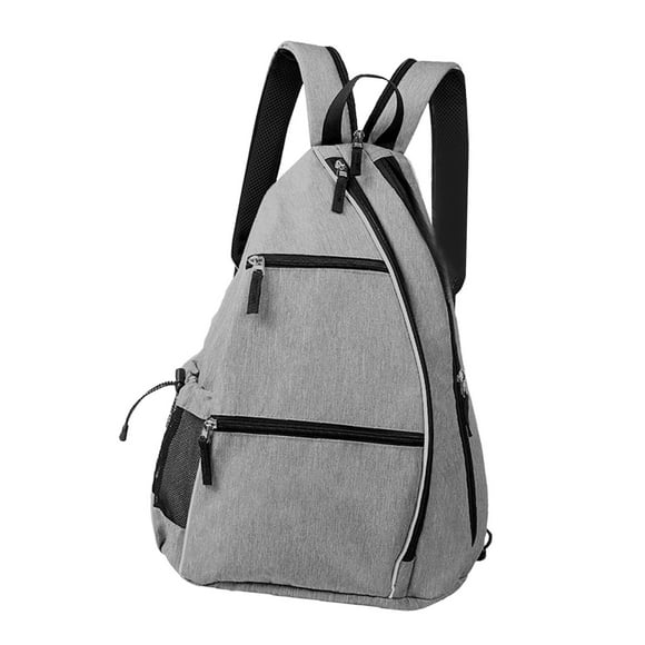 Pickleball Backpack Racket Cover Lightweight Organizer Durable Multi Pockets Tennis Rackets Pickleball Bag Carrying Bag for Men Grey