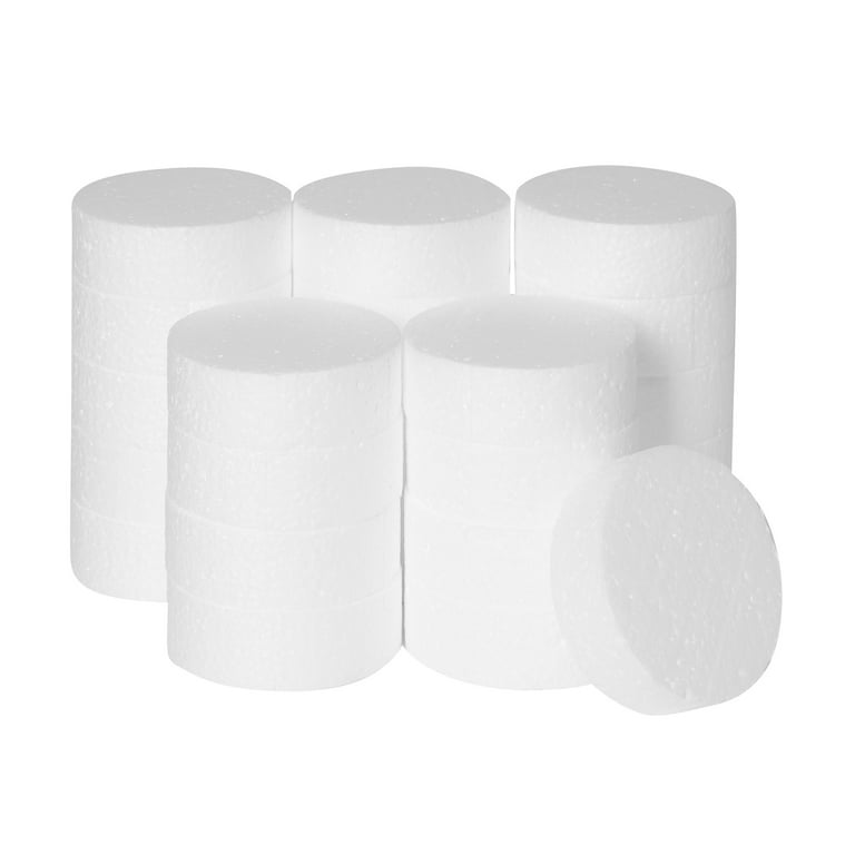 Polystyrene Discs / circles for craft. Foam and styrofoam discs