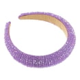 thumbnail image 7 of Unique Bargains 1 Pc Rhinestone Headband for Women Bling Padded Hairband Hair Accessories Purple 1.18 Inch Wide, 7 of 7