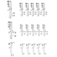 thumbnail image 1 of 36 PCS Hidden Channel Valance Clips, 1-7/8inch Clear Plastic Blinds Clips for the Valance with A Groove in the Back, 1 of 7