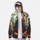 thumbnail image 2 of Balery Maple Meditating Bear Sudadera ligera de manga larga con capucha y protección solar UPF 50+ para hombre y mujer, ideal para pesca y running-Medium, 2 of 7