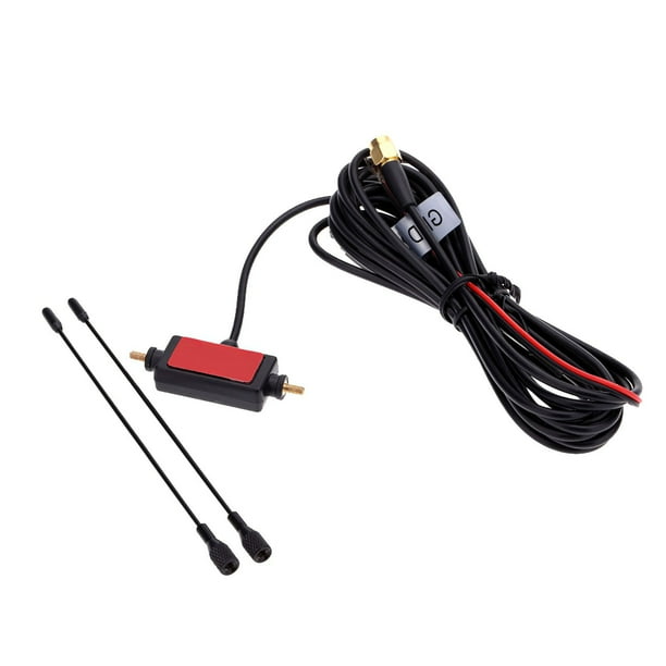 Antena De Tv Digital Receptor De Señal Dvb-T Isdb-T De Teleférico Largo Con Amplificador De Rf Incorporado Amplificador De Señal De Tv De Automóvil Invisible Fácil Antena Receptora Monstrate VI003099-00