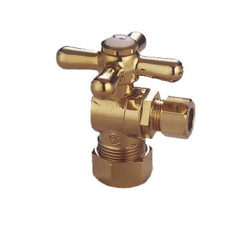Kingston Brass Vintage Classique Angle Stop avec 5/8" OD Compression x 3/8" OD Compression