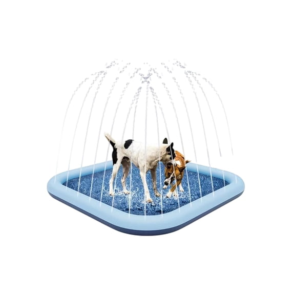 Sinyiin PVC Splash Mat Adjustable Water Jets Pet Friendly Water Sprinkler Mat For Family