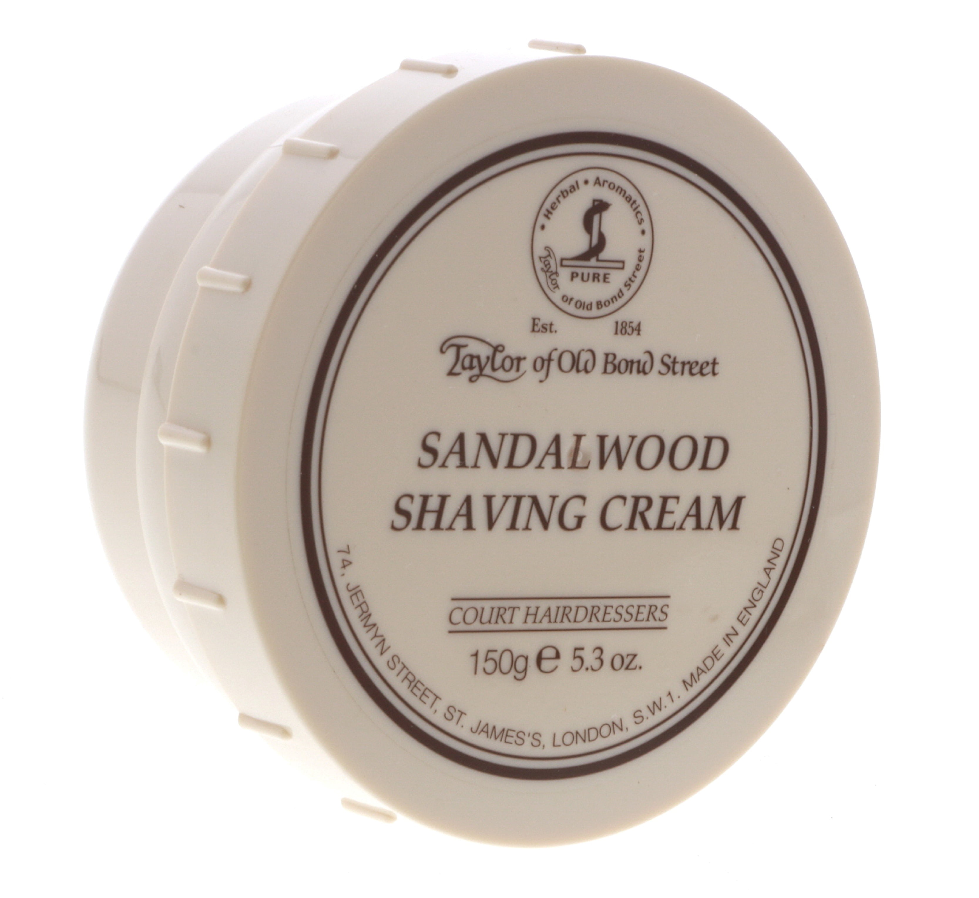 Taylor of Old Bond Street Sandalwood Shaving Cream, 5.3 oz 6 Pack | Rasiergele